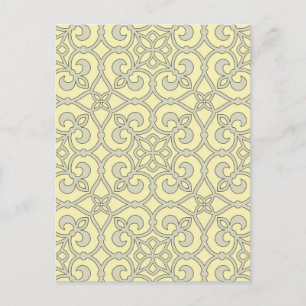 Geometric Pattern Lattice  Postcard