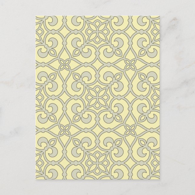 Geometric Pattern Lattice  Postcard (Front)