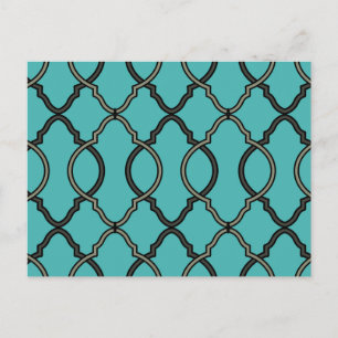 Geometric Pattern Lattice  Postcard