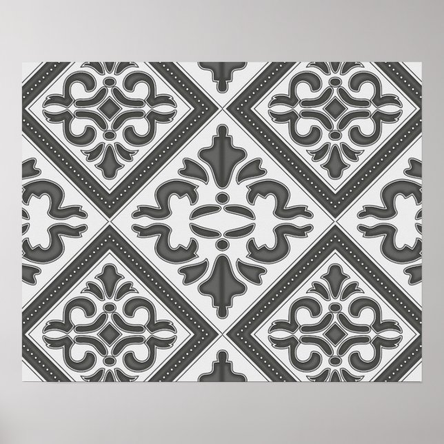 Geometric Pattern Lattice  Poster (Front)
