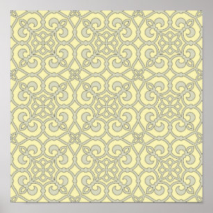 Geometric Pattern Lattice  Poster