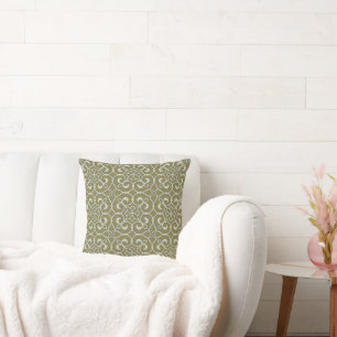 Geometric Pattern Lattice  Throw Pillow