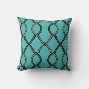Geometric Pattern Lattice  Throw Pillow