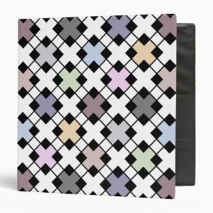 Geometric pattern multicolored Binder