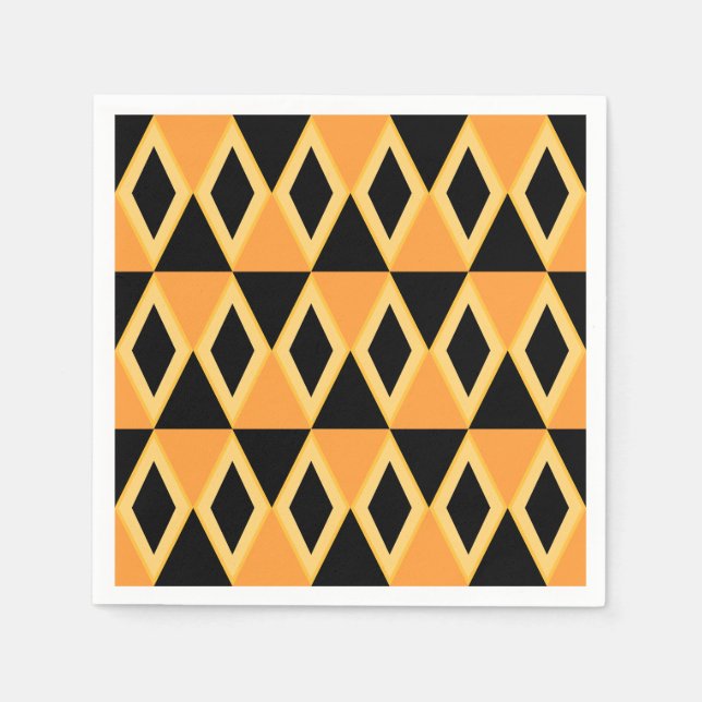 Geometric pattern napkin (Front)