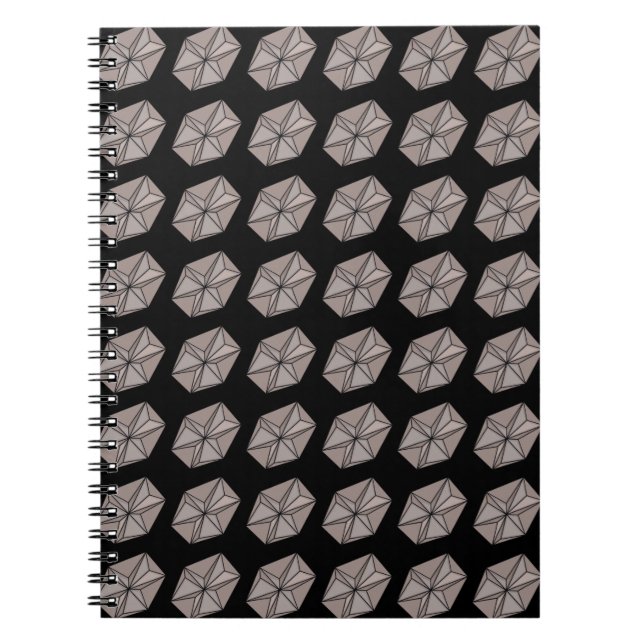 Geometric Pattern Notebook (Front)