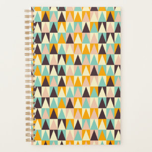 Geometric pattern of multi-colored triangles  planner