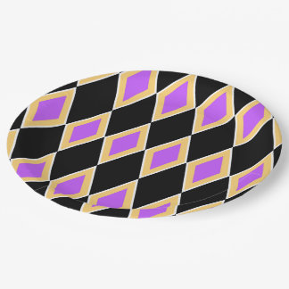 Geometric Pattern Paper Plate