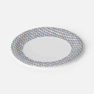 Geometric Pattern Paper Plate