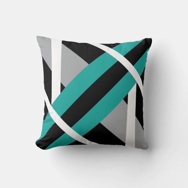 Geometric Pattern Pillow (Front)
