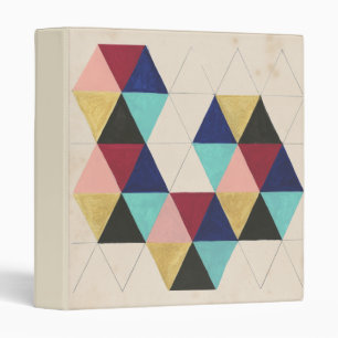 Geometric Pattern Play III Binder