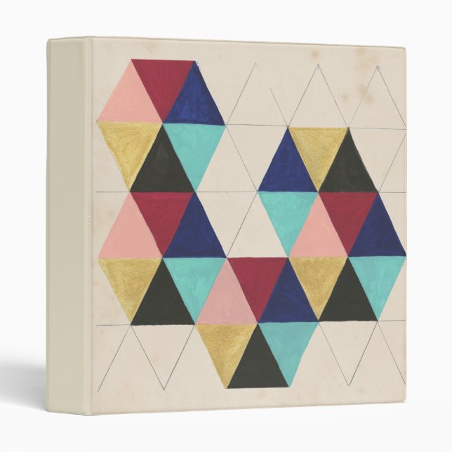 Geometric Pattern Play III Binder (Front/Spine)