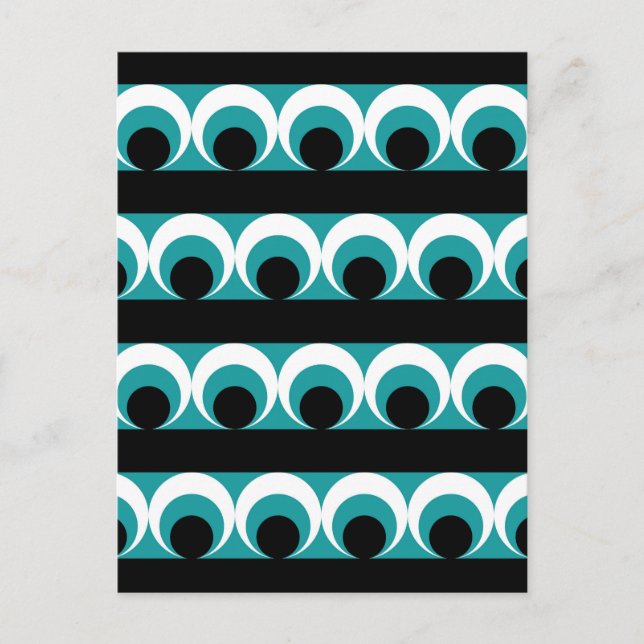 Geometric pattern postcard (Front)