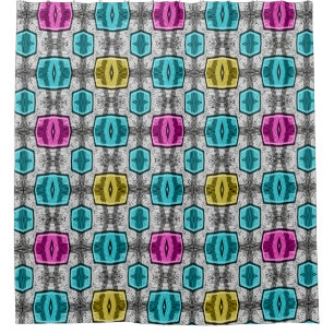Geometric pattern retro sixties