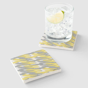 Geometric Pattern Stone Coaster