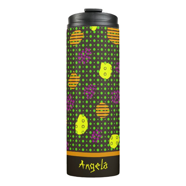 Geometric pattern thermal tumbler (Front)