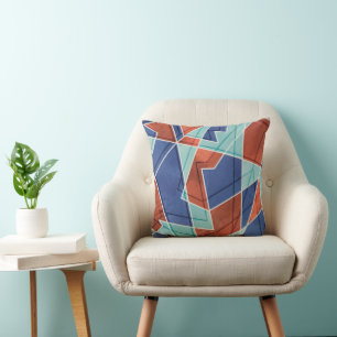 Geometric Pattern Throw Pillow