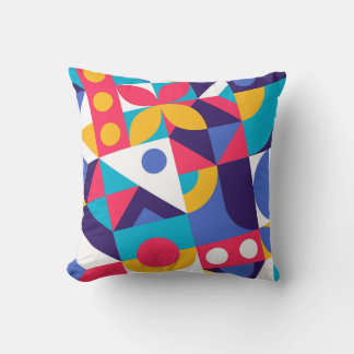 Geometric Pattern Throw Pillow – Modern Home Decor