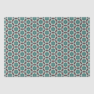 Geometric Patterned Christmas Stars 12 Tissue Paper