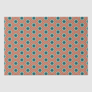 Geometric Patterned Christmas Stars 7 Tissue Paper