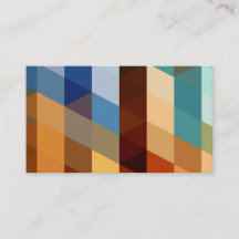 Geometric Patterns | Blue and Orange Triangles