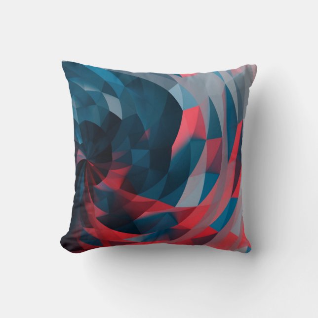Geometric Photography Geometric Art Design Poster Throw Pillow (Front)