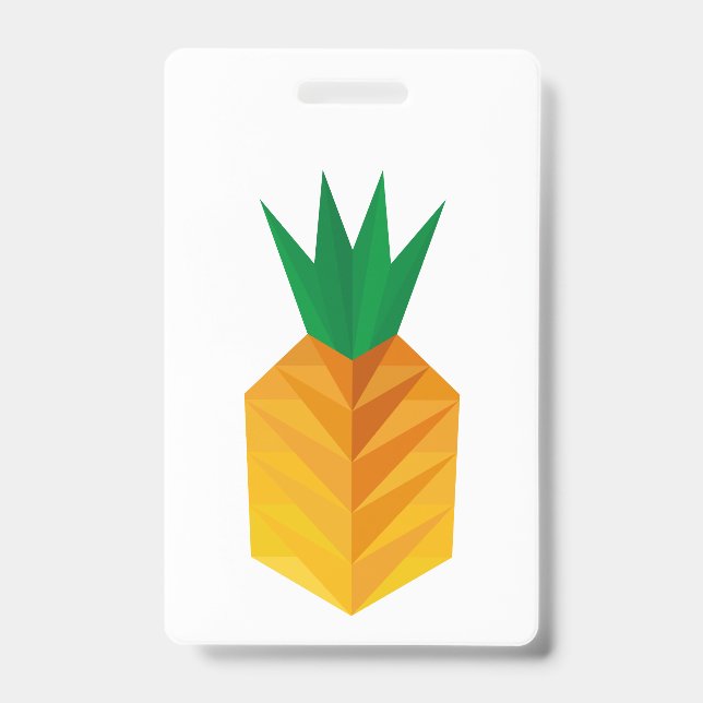 Geometric Pineapple Badge (Front)