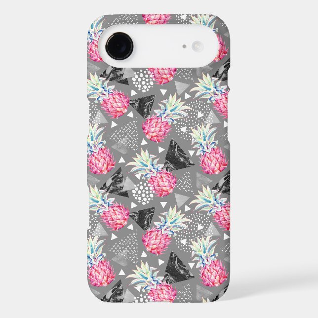 Geometric Pineapple Textured Pattern Case-Mate iPhone Case (Back)