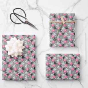 Geometric Pineapple Textured Pattern Wrapping Paper Sheet