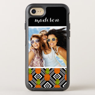 Geometric Pineapples   Add Your Photo & Name OtterBox Symmetry iPhone 8/7 Case