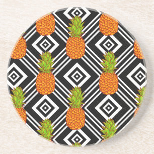Geometric Pineapples Coaster