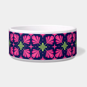 Geometric Pink Floral Petals Abstract pattern