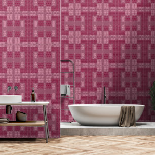 geometric pink wallpaper