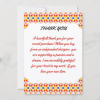 Geometric Pixel Floral Pattern in Red Orange Yello