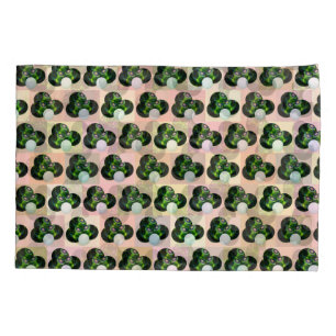 Geometric Play: Checked Lawn Bowls in Block Art Pillowcase