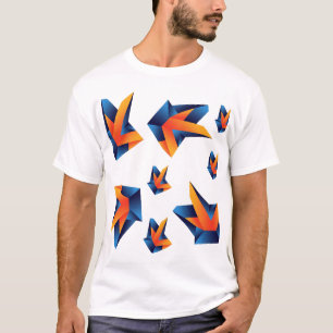 Geometric Precision: Bold Abstraction T-Shirt