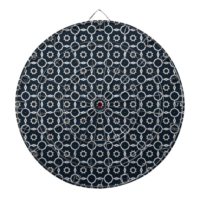 Geometric printed dartboard (Front)