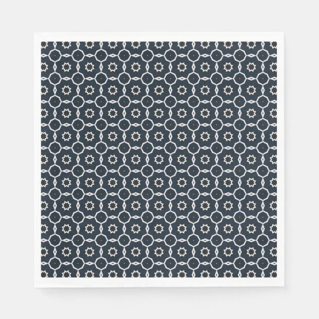 Geometric printed napkin (Front)