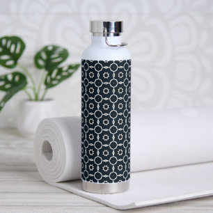 Geometric printed water bottle