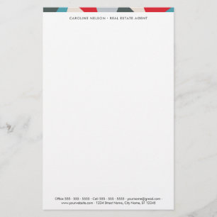 Geometric Professional Real Estate Stationery