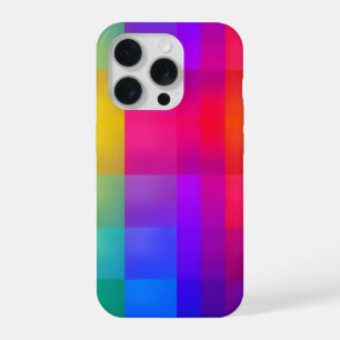 Geometric Rainbow Gradient iPhone 15 Pro Case