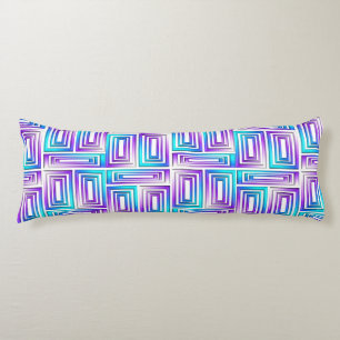 geometric rectangles body pillow