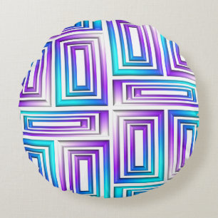 geometric rectangles pillow