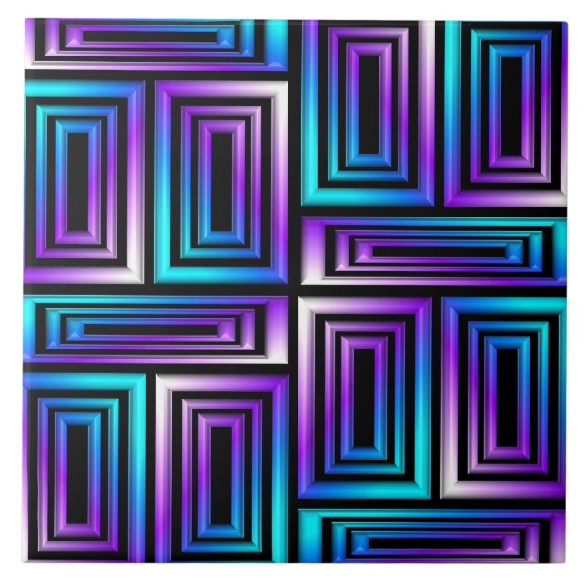 geometric rectangles tiles (Front)