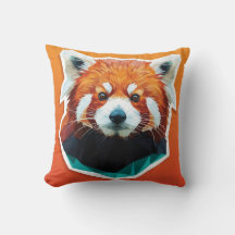 Geometric Red Panda