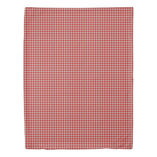 Geometric Red Polka Dots on any Colour Duvet Cover