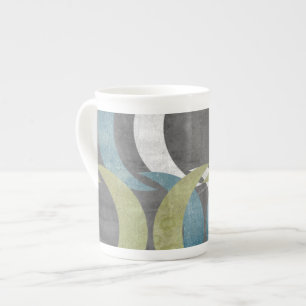 Geometric Repeat I Bone China Mug