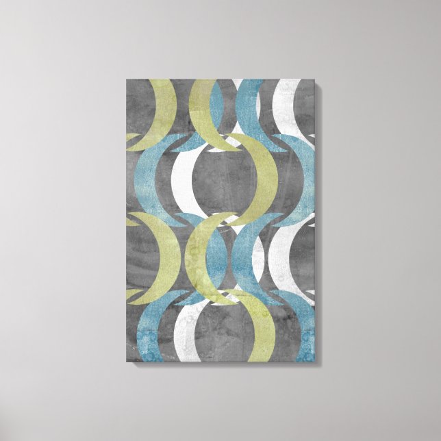 Geometric Repeat I Canvas Print (Front)