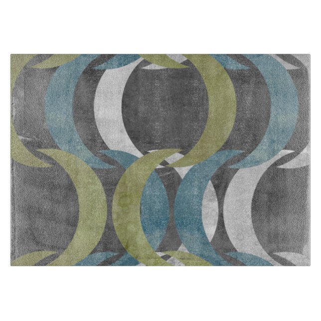 Geometric Repeat I Cutting Board (Front)