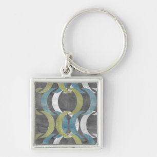 Geometric Repeat I Keychain